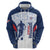 Custom Dominican Republic Football Hoodie Vamos Los Quisqueyanos - Wonder Print Shop