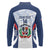 Custom Dominican Republic Football Long Sleeve Polo Shirt Vamos Los Quisqueyanos - Wonder Print Shop