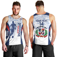Custom Dominican Republic Football Men Tank Top Vamos Los Quisqueyanos - Wonder Print Shop