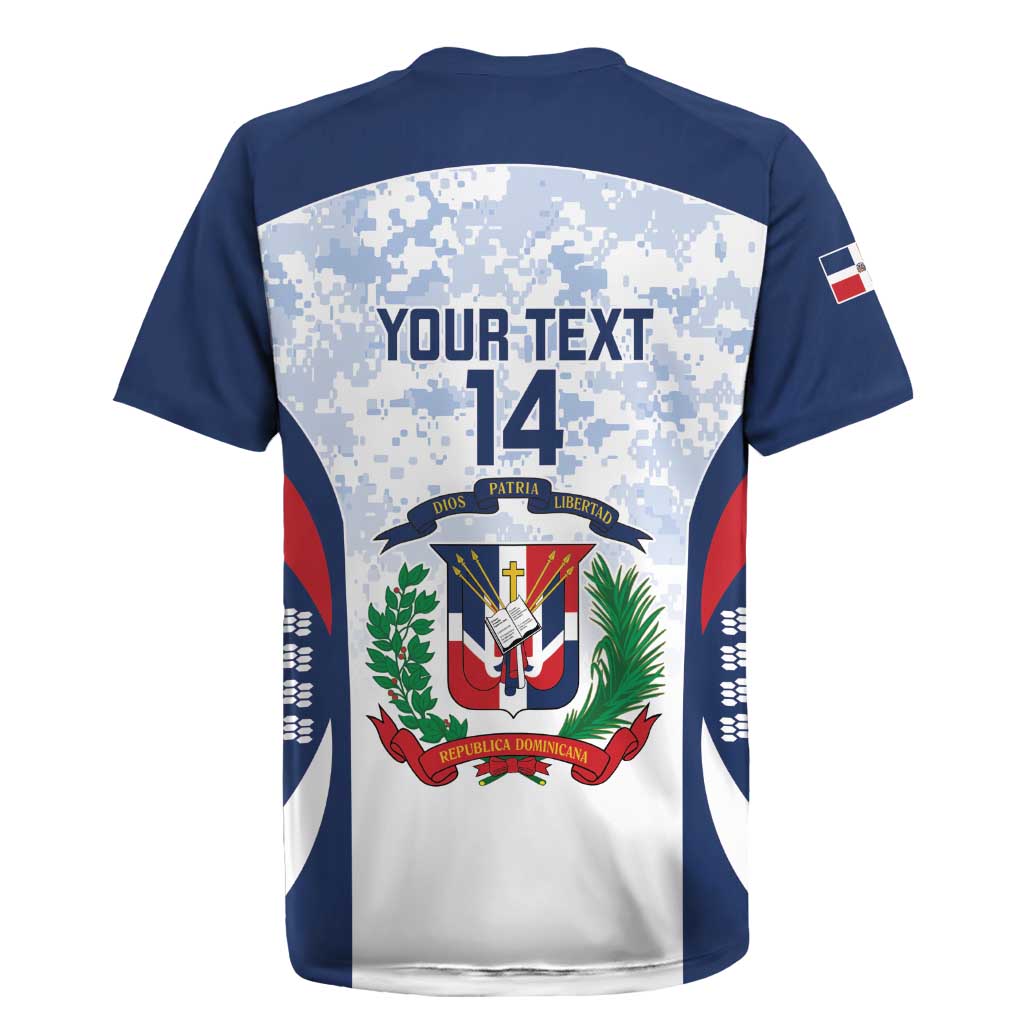 Custom Dominican Republic Football Rugby Jersey Vamos Los Quisqueyanos - Wonder Print Shop