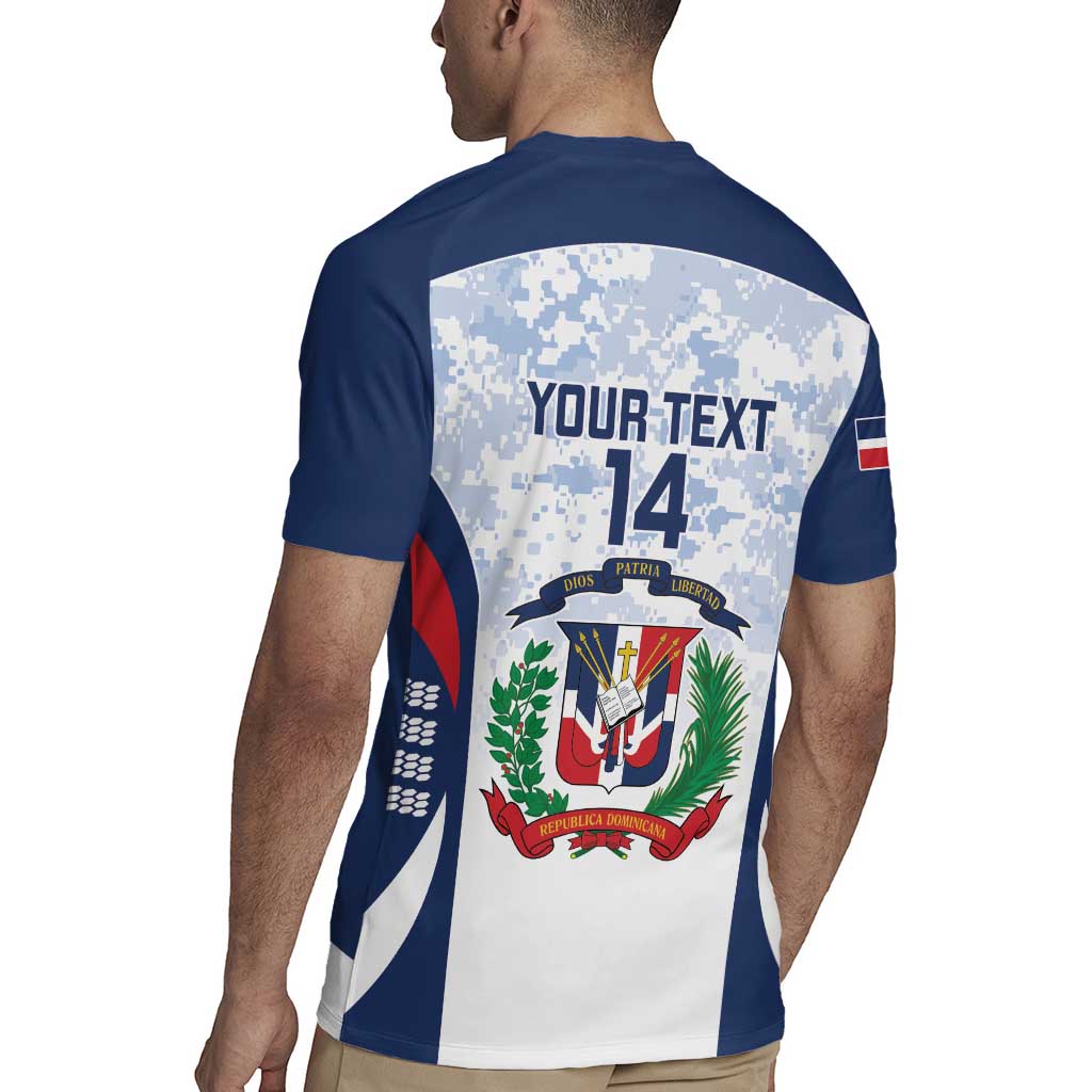 Custom Dominican Republic Football Rugby Jersey Vamos Los Quisqueyanos - Wonder Print Shop