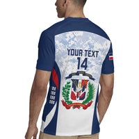 Custom Dominican Republic Football Rugby Jersey Vamos Los Quisqueyanos - Wonder Print Shop