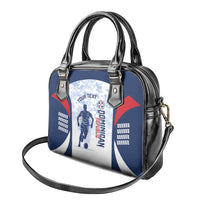 Custom Dominican Republic Football Shoulder Handbag Vamos Los Quisqueyanos - Wonder Print Shop