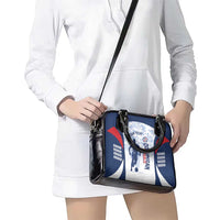 Custom Dominican Republic Football Shoulder Handbag Vamos Los Quisqueyanos - Wonder Print Shop