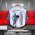 Custom Dominican Republic Football Spare Tire Cover Vamos Los Quisqueyanos - Wonder Print Shop