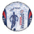 Custom Dominican Republic Football Spare Tire Cover Vamos Los Quisqueyanos - Wonder Print Shop
