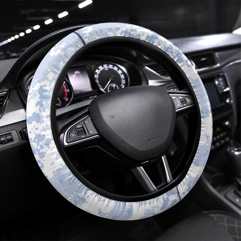 Dominican Republic Football Steering Wheel Cover Vamos Los Quisqueyanos - Wonder Print Shop