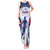 Custom Dominican Republic Football Tank Maxi Dress Vamos Los Quisqueyanos - Wonder Print Shop