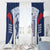 Custom Dominican Republic Football Window Curtain Vamos Los Quisqueyanos - Wonder Print Shop