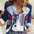 Custom Dominican Republic Football Women Casual Shirt Vamos Los Quisqueyanos - Wonder Print Shop
