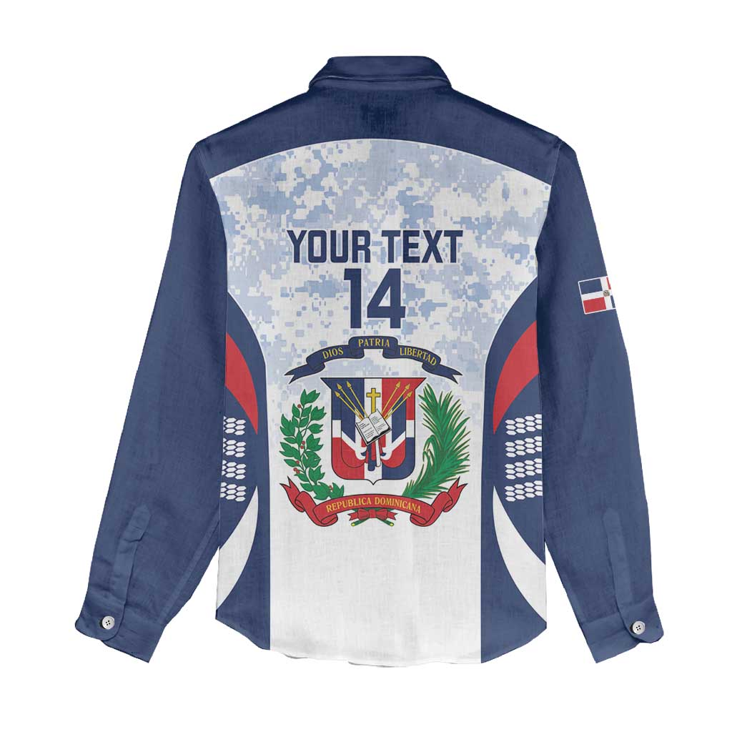 Custom Dominican Republic Football Women Casual Shirt Vamos Los Quisqueyanos - Wonder Print Shop