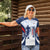 Custom Dominican Republic Football Women Polo Shirt Vamos Los Quisqueyanos - Wonder Print Shop