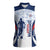 Custom Dominican Republic Football Women Sleeveless Polo Shirt Vamos Los Quisqueyanos - Wonder Print Shop
