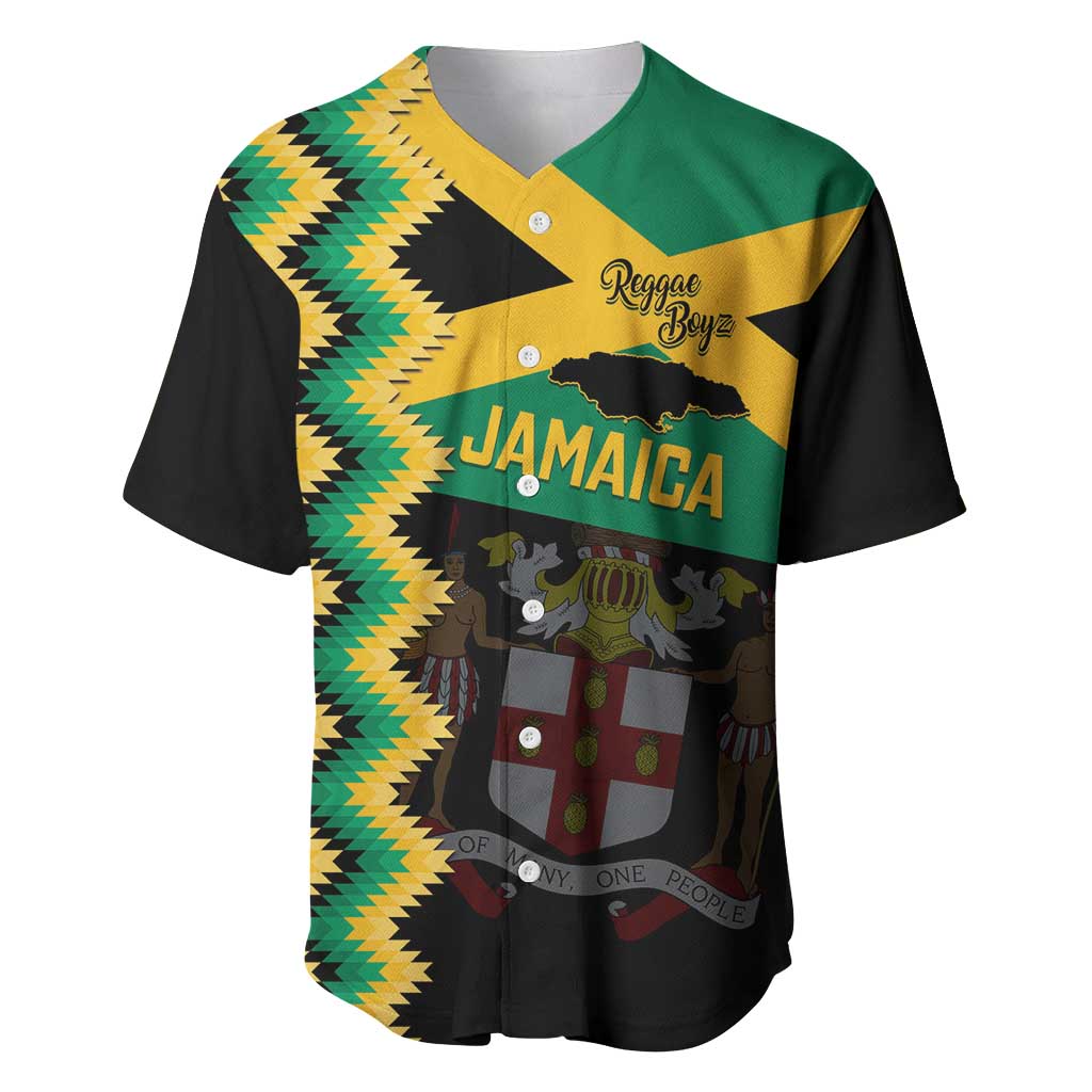 Custom Jamaica Football Baseball Jersey Go Reggae Boyz - Wonder Print Shop