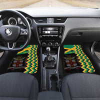 Custom Jamaica Football Car Mats Go Reggae Boyz - Wonder Print Shop