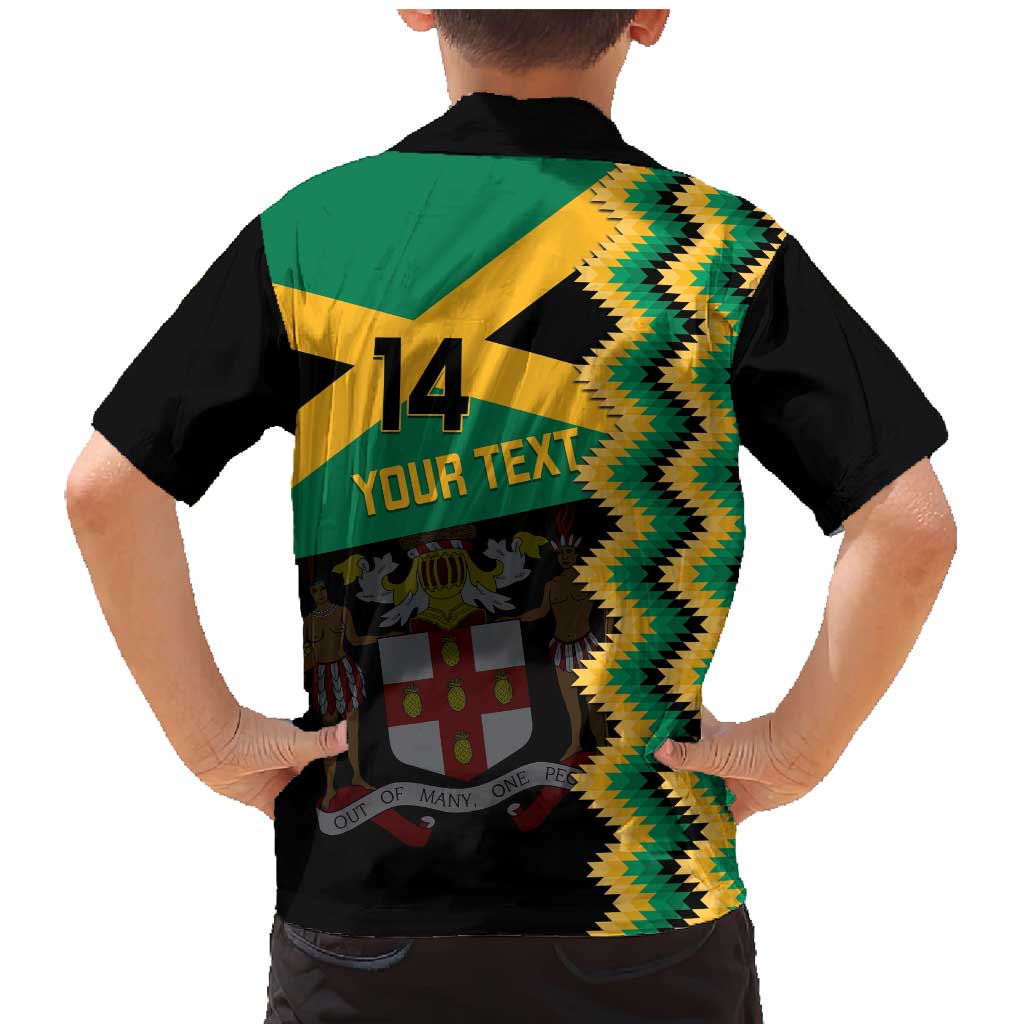 Custom Jamaica Football Family Matching Mermaid Dress and Hawaiian Shirt Go Reggae Boyz - Wonder Print Shop