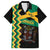 Custom Jamaica Football Family Matching Summer Maxi Dress and Hawaiian Shirt Go Reggae Boyz - Wonder Print Shop