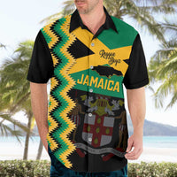 Custom Jamaica Football Hawaiian Shirt Go Reggae Boyz - Wonder Print Shop