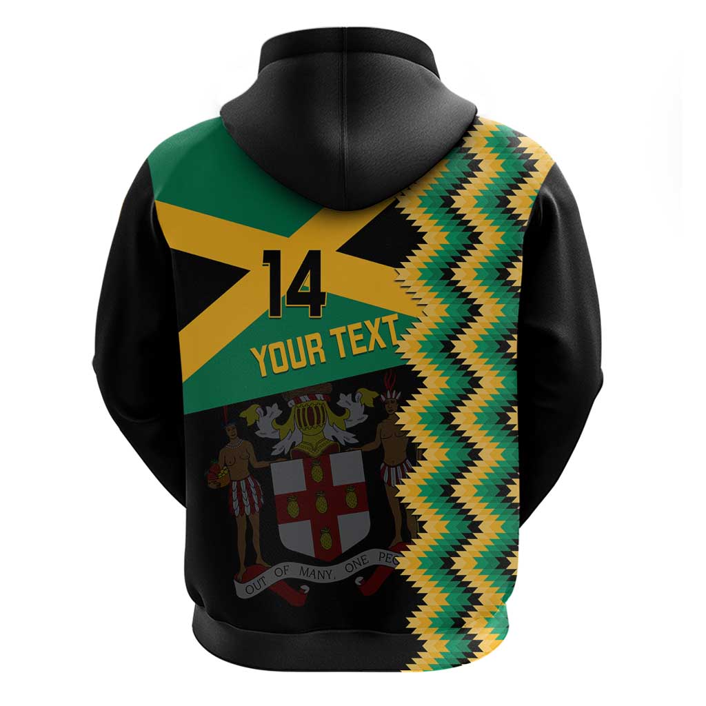 Custom Jamaica Football Hoodie Go Reggae Boyz - Wonder Print Shop