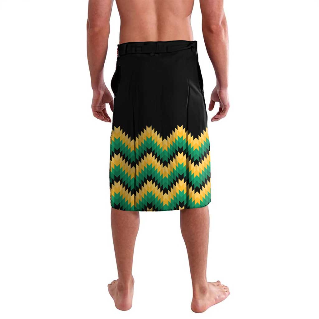 Custom Jamaica Football Lavalava Go Reggae Boyz - Wonder Print Shop