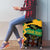 Custom Jamaica Football Luggage Cover Go Reggae Boyz - Wonder Print Shop