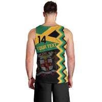 Custom Jamaica Football Men Tank Top Go Reggae Boyz - Wonder Print Shop