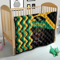 Custom Jamaica Football Quilt Go Reggae Boyz - Wonder Print Shop