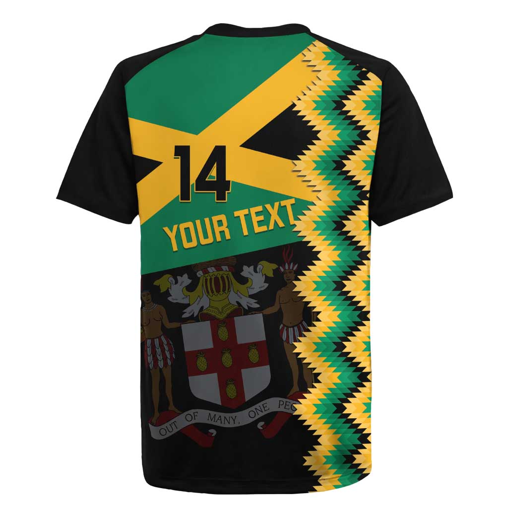 Custom Jamaica Football Rugby Jersey Go Reggae Boyz - Wonder Print Shop