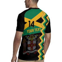 Custom Jamaica Football Rugby Jersey Go Reggae Boyz - Wonder Print Shop