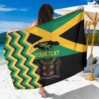 Custom Jamaica Football Sarong Go Reggae Boyz - Wonder Print Shop
