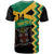 Custom Jamaica Football T Shirt Go Reggae Boyz - Wonder Print Shop