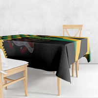 Custom Jamaica Football Tablecloth Go Reggae Boyz - Wonder Print Shop