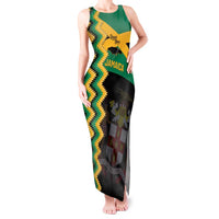 Custom Jamaica Football Tank Maxi Dress Go Reggae Boyz - Wonder Print Shop