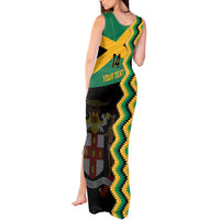 Custom Jamaica Football Tank Maxi Dress Go Reggae Boyz - Wonder Print Shop