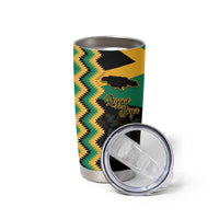 Custom Jamaica Football Tumbler Cup Go Reggae Boyz - Wonder Print Shop
