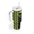 Custom Jamaica Football Tumbler With Handle Go Reggae Boyz - Wonder Print Shop