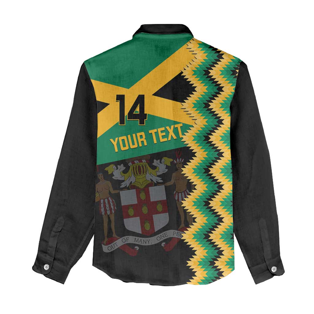 Custom Jamaica Football Women Casual Shirt Go Reggae Boyz - Wonder Print Shop