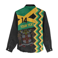 Custom Jamaica Football Women Casual Shirt Go Reggae Boyz - Wonder Print Shop
