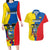 Ecuador Couples Matching Long Sleeve Bodycon Dress and Hawaiian Shirt Ecuadorian Independence Day 10 August Proud - Wonder Print Shop