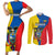 Ecuador Couples Matching Short Sleeve Bodycon Dress and Long Sleeve Button Shirts Ecuadorian Independence Day 10 August Proud - Wonder Print Shop
