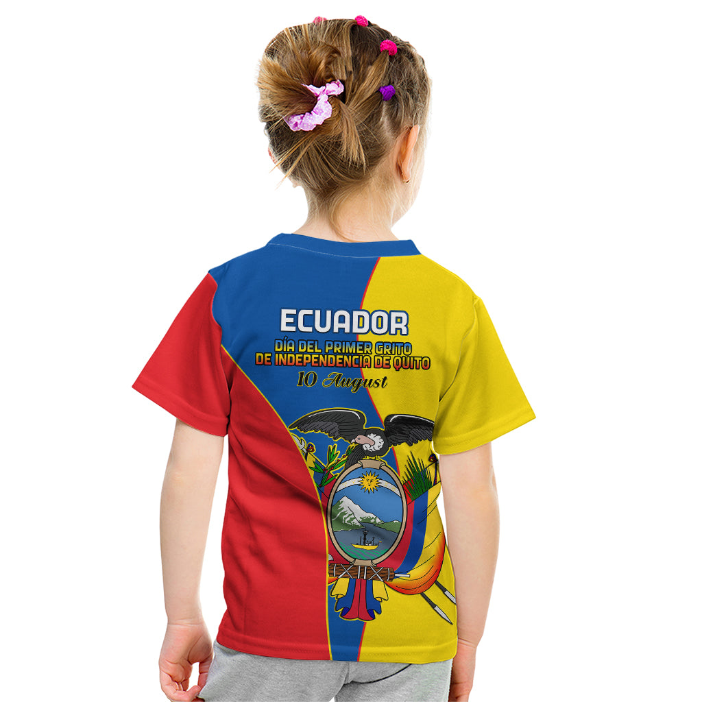 Ecuador Kid T Shirt Ecuadorian Independence Day 10 August Proud - Wonder Print Shop