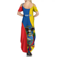 Custom Ecuador Summer Maxi Dress Ecuadorian Independence Day 10 August Proud - Wonder Print Shop