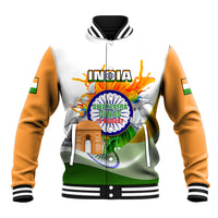 India Baseball Jacket Swatantra Diwas Happy Indian Independence Day - Wonder Print Shop