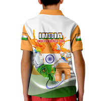 India Kid Polo Shirt Swatantra Diwas Happy Indian Independence Day - Wonder Print Shop