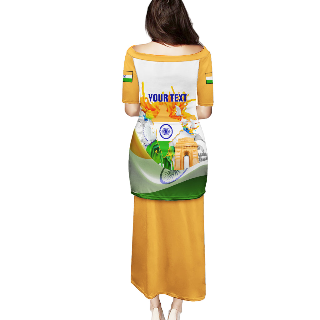 Custom India Puletasi Swatantra Diwas Happy Indian Independence Day - Wonder Print Shop