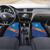 DR Congo Basketball Custom Car Mats 2026 Go Leopards