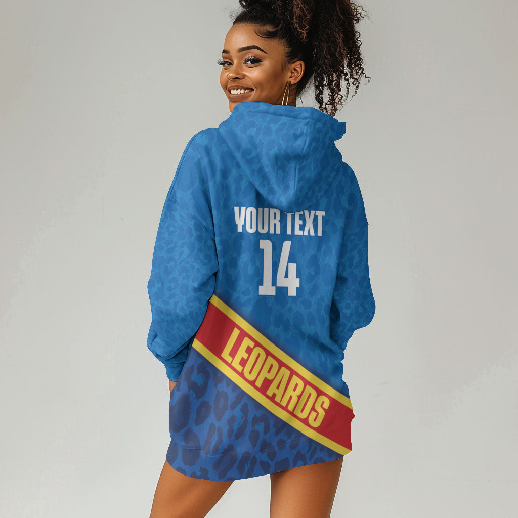 DR Congo Basketball Custom Hoodie Dress 2026 Go Leopards
