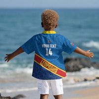 DR Congo Basketball Custom Kid Hawaiian Shirt 2026 Go Leopards