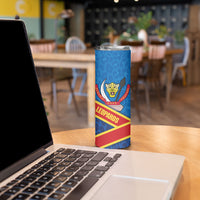 DR Congo Basketball Skinny Tumbler 2026 Go Leopards