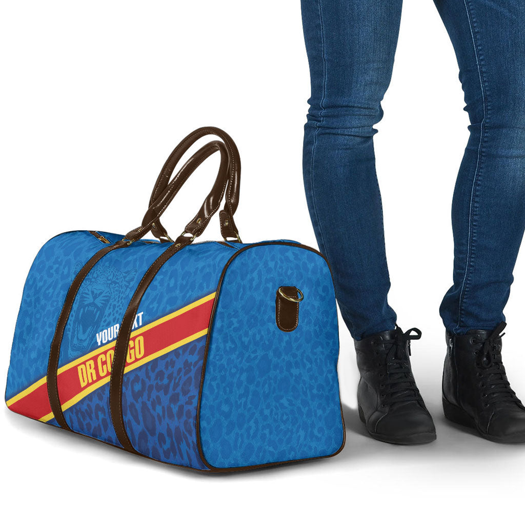 DR Congo Basketball Custom Travel Bag 2026 Go Leopards